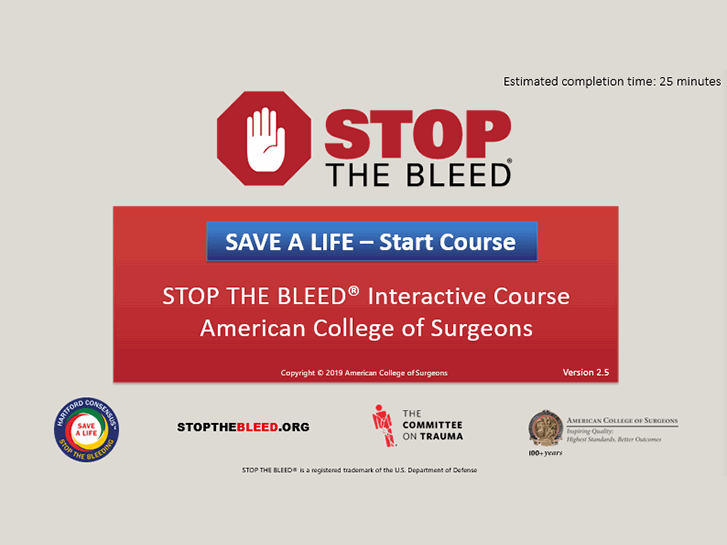 Training | Stop The Bleed